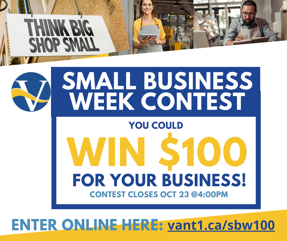 Small Business Week Contest VantageOne Credit Union